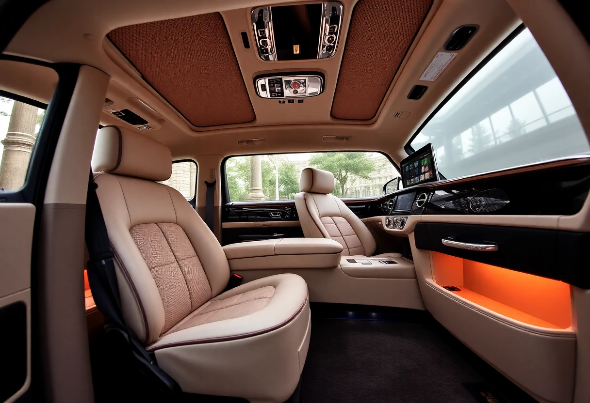 Intérieur luxueux du Rolls-Royce Phantom